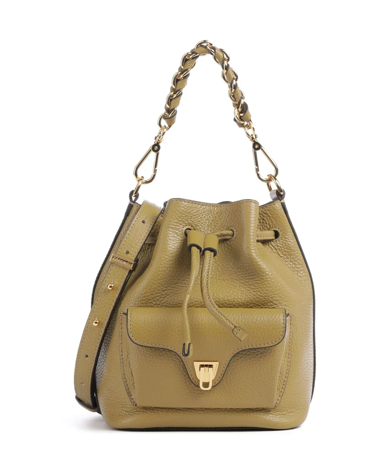 Coccinelle Beat Generation Bucket bolso de mano seagrass