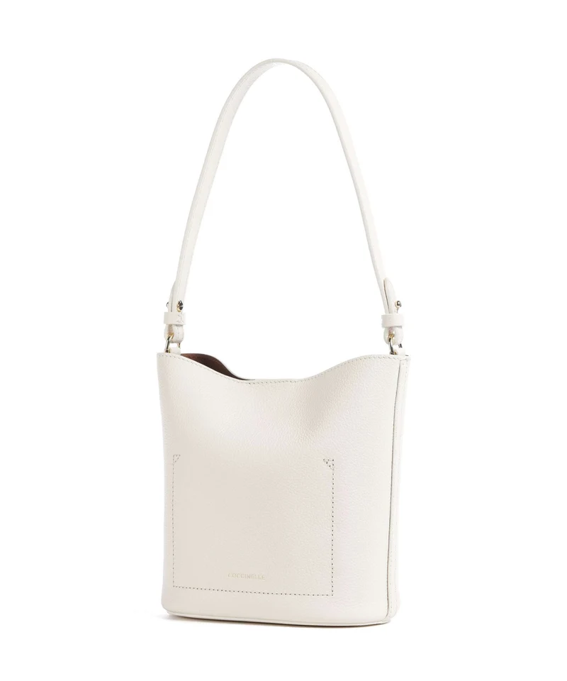 Coccinelle Nikla Bucket bolso de mano pearl/cognac