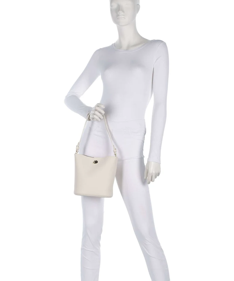 Coccinelle Nikla Bucket bolso de mano pearl/cognac