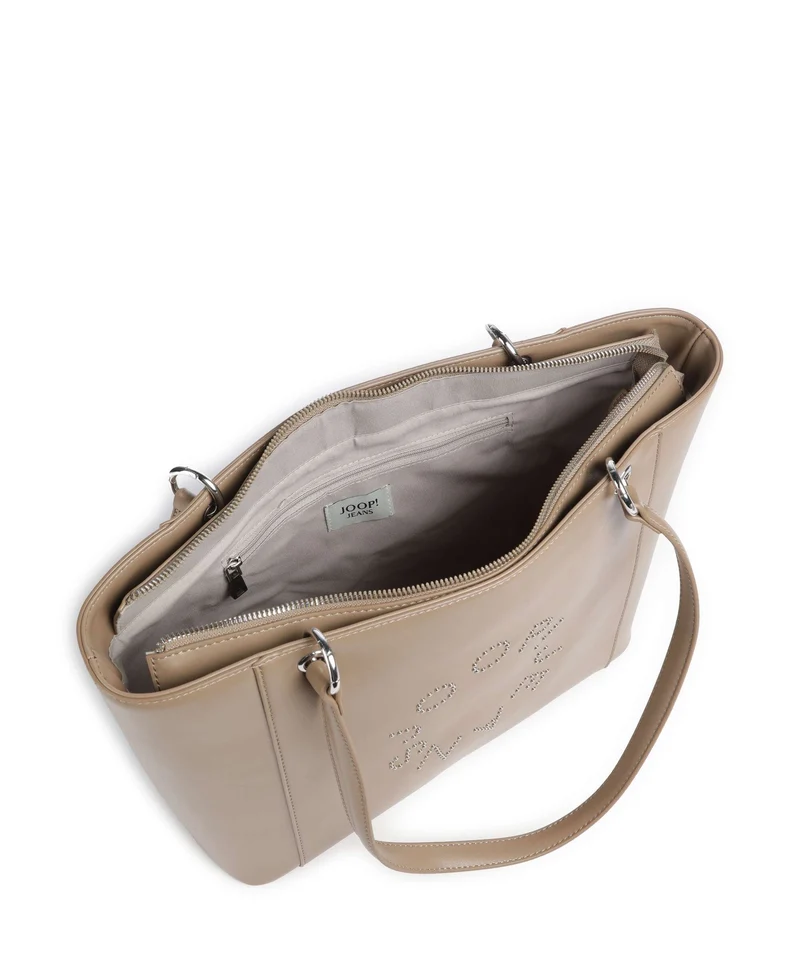 JOOP! Jeans Giro Borchia Imani Bolsa shopping taupe