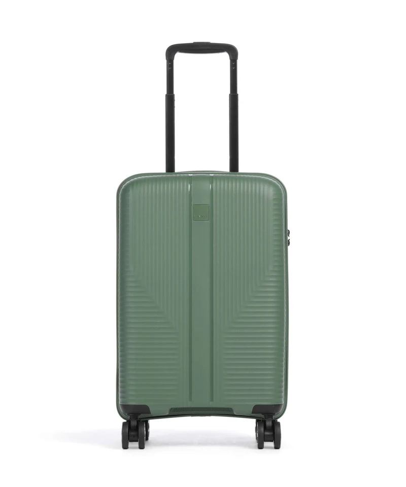 Travelite Air Stripe Slim Maleta con 4 ruedas green