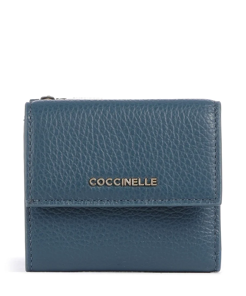 Coccinelle Metallic Soft Monedero deep blue