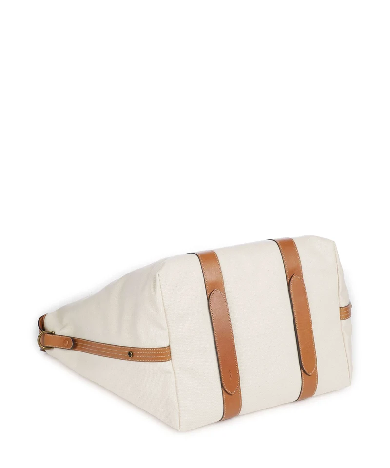 Polo Ralph Lauren Bellport Extra Large Bolsa de fin de semana natural/cuoio