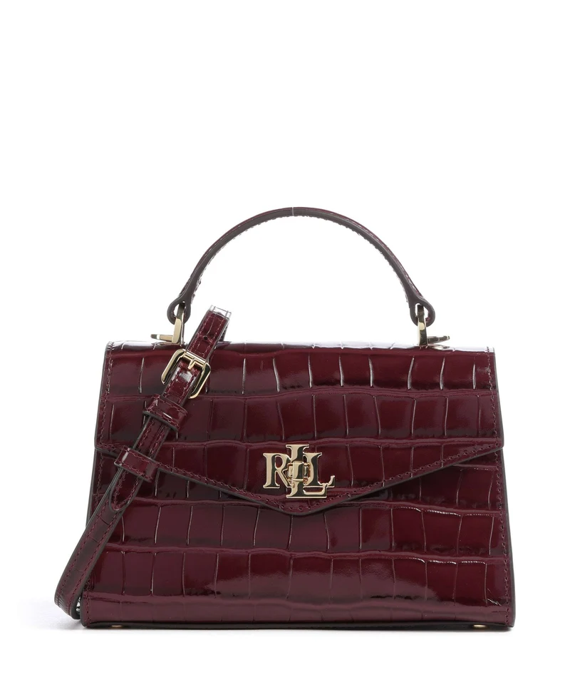 Lauren Ralph Lauren Farrah Small Bolso de mano dark garnet