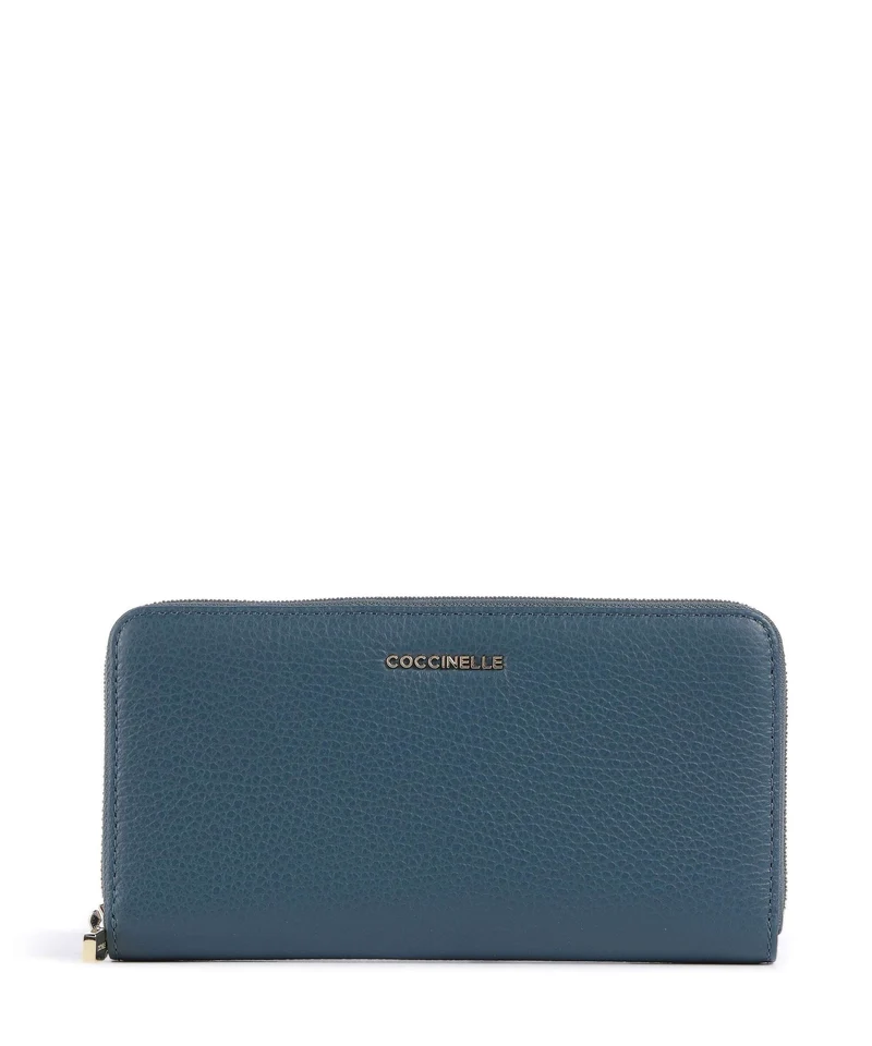Coccinelle Metallic Soft Monedero deep blue