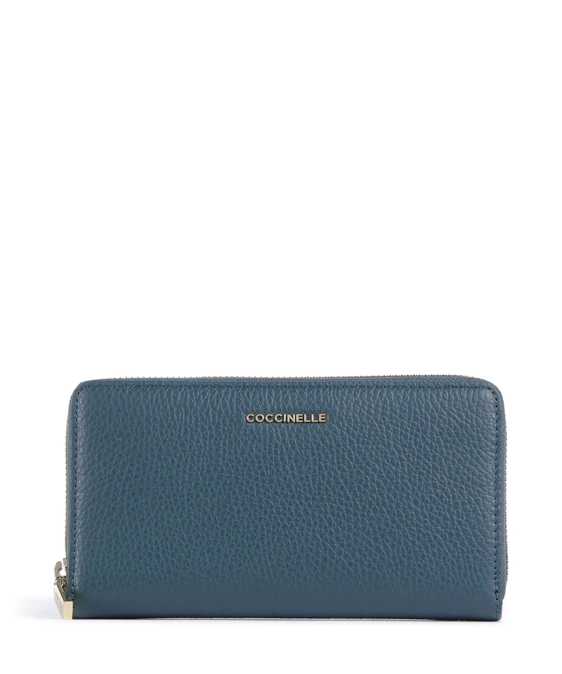 Coccinelle Metallic Soft Monedero deep blue