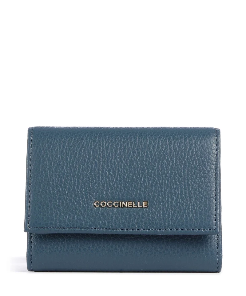 Coccinelle Metallic Soft Monedero deep blue