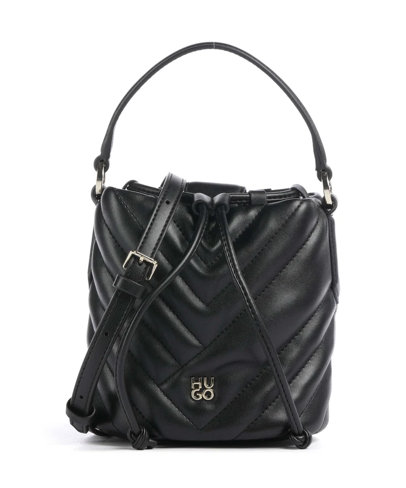Hugo Chris 2.0 Bucket bolso de mano black