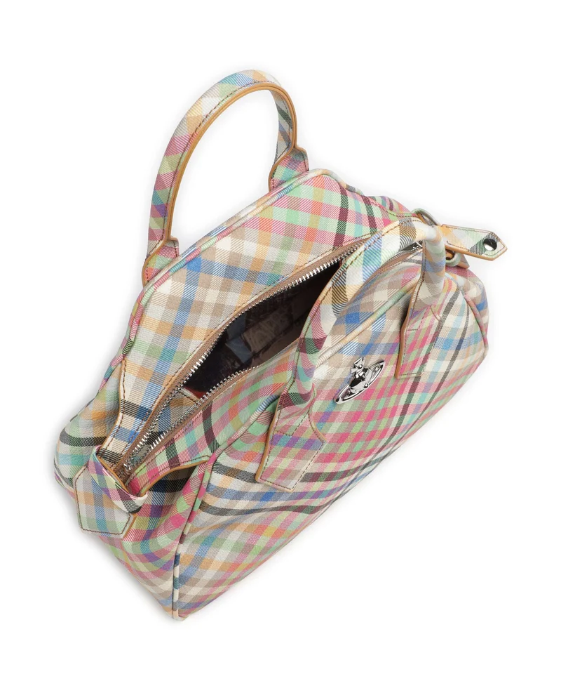 Vivienne Westwood Yasmine Buccia D'Arancia Medium Bolso de mano heather plaid