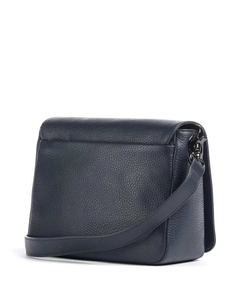 Mandarina Duck Mellow Leather Bolso de hombro dress blue