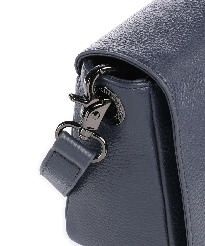 Mandarina Duck Mellow Leather Bolso de hombro dress blue