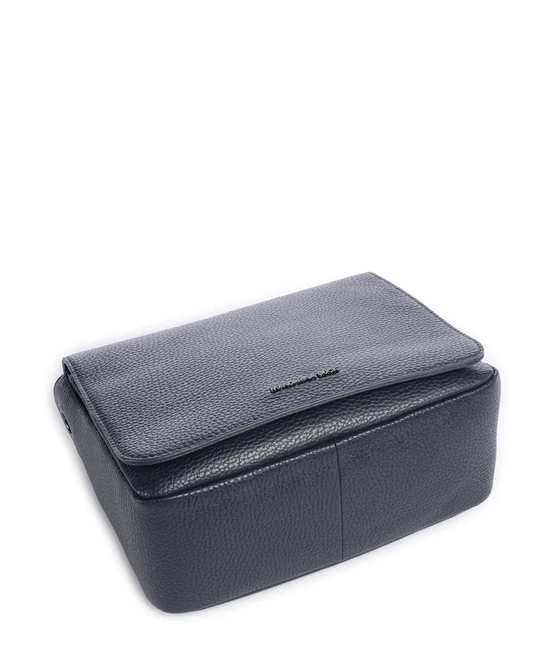 Mandarina Duck Mellow Leather Bolso de hombro dress blue