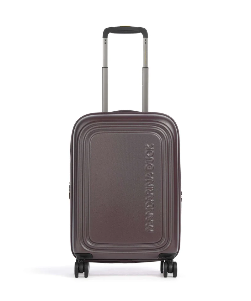 Mandarina Duck Logoduck+ Maleta con 4 ruedas choco ice