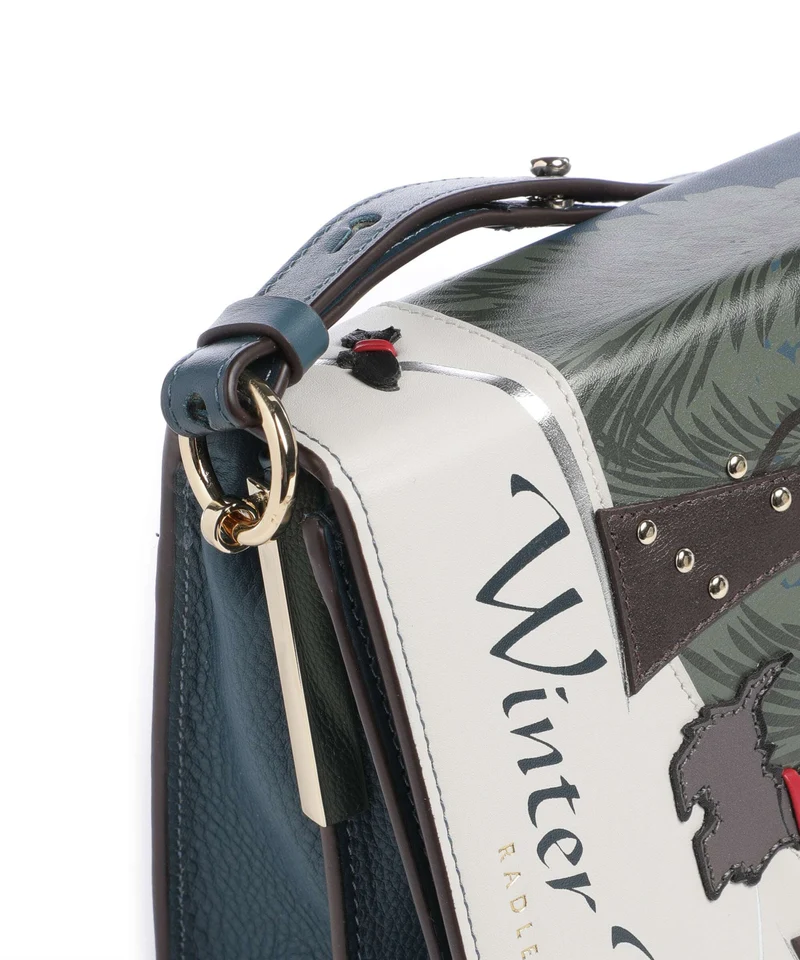 Radley London Book Street Winter Tales Bandolera teal