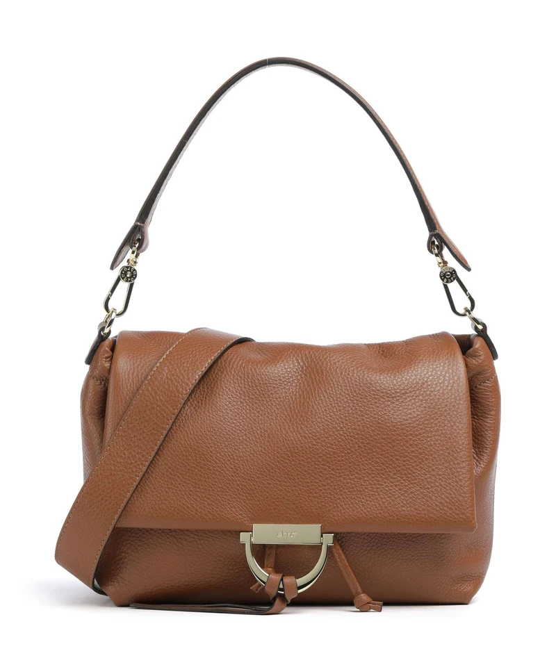 Abro Dalia Temi Medium Bolso de hombro caramel/cognac