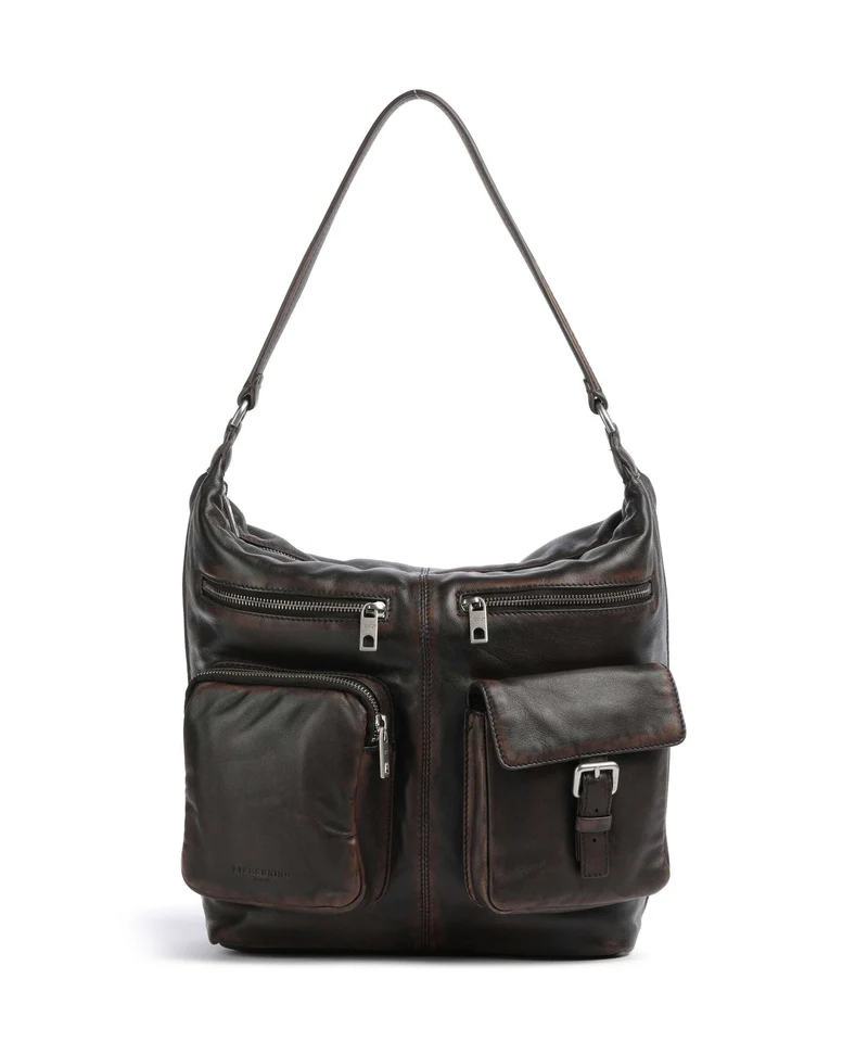 Liebeskind Andrea Lamb Snowcem M Bolso de hobo roasted coconut