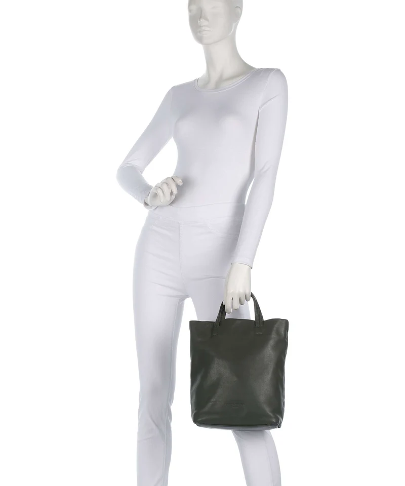 Liebeskind Hera Sheep Natural M Bolso de mano cypruss green