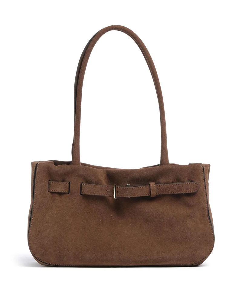 Abro Suede Jill Bolso de hombro wood