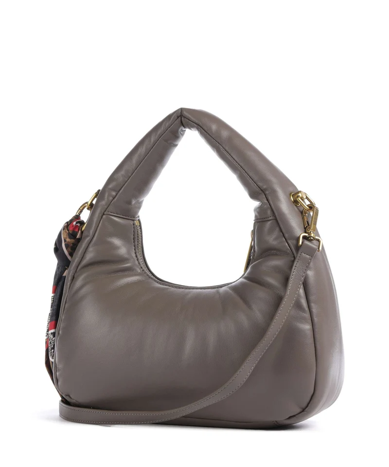 Just Cavalli Puffy Foulard Bolso de mano taupe