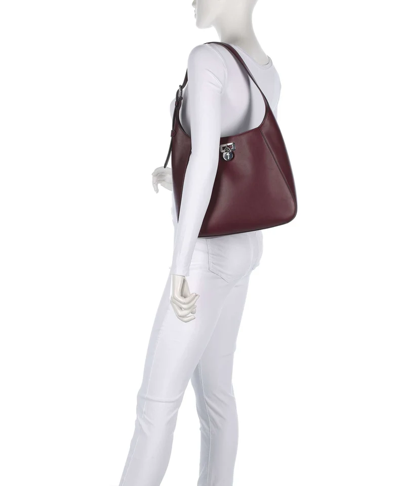Lauren Ralph Lauren Tanner Large Bolso de hombro dark garnet