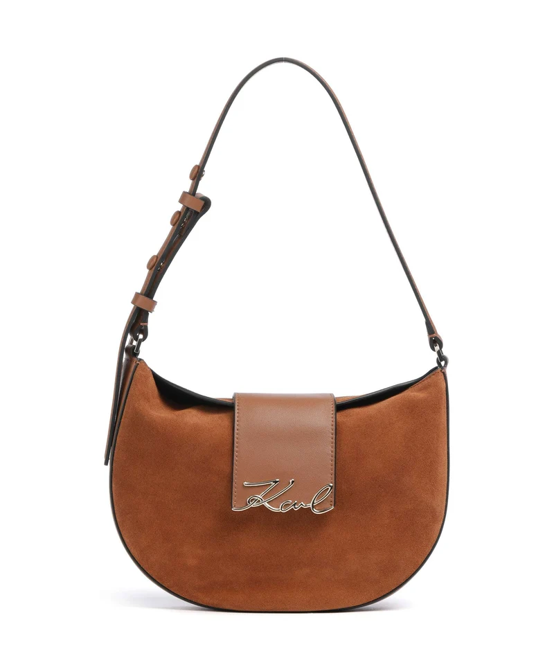 Karl Lagerfeld K/Signature Bolso de hobo dark tan