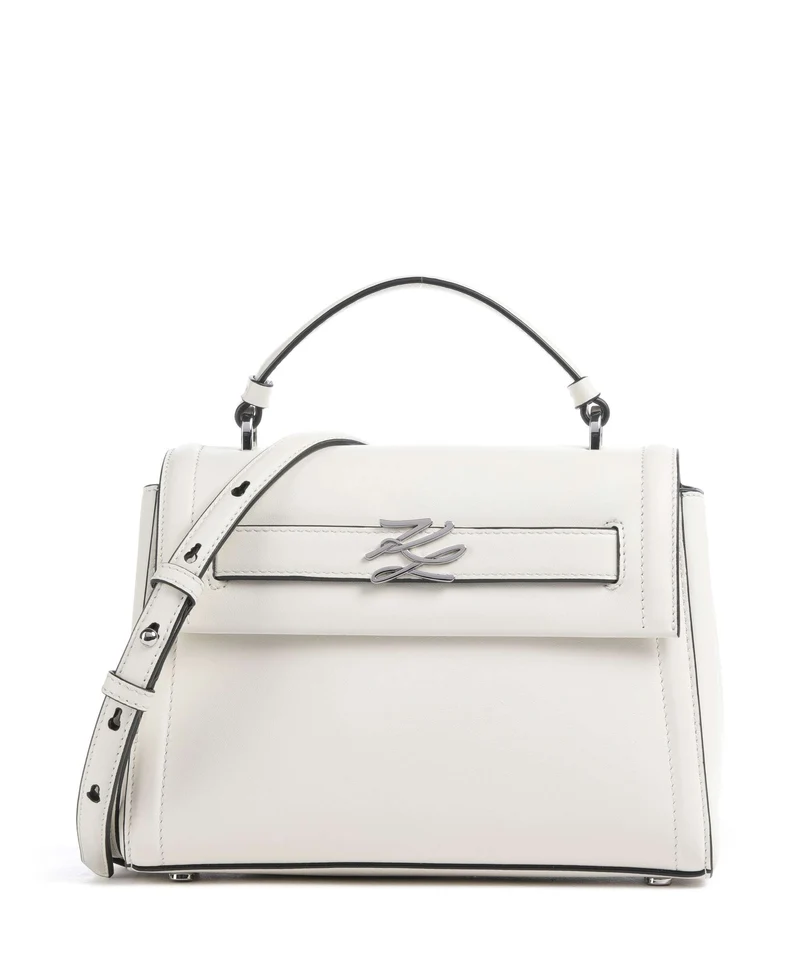 Karl Lagerfeld K/Autograph Small Bolso de mano off white