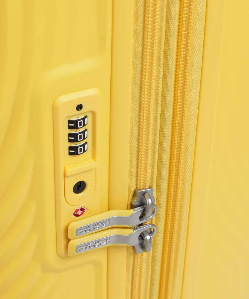 American Tourister Mickey Magic Maleta con 4 ruedas mickey flower yellow