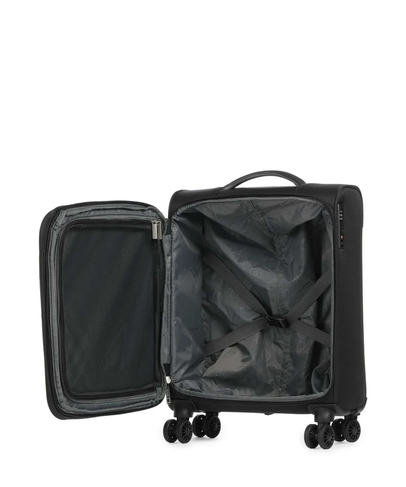 American Tourister Cloudrider S Maleta con 4 ruedas jet black