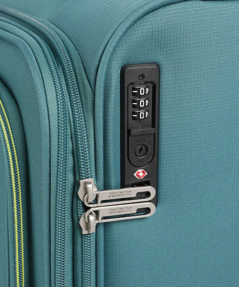 American Tourister Cloudrider S Maleta con 4 ruedas misty teal