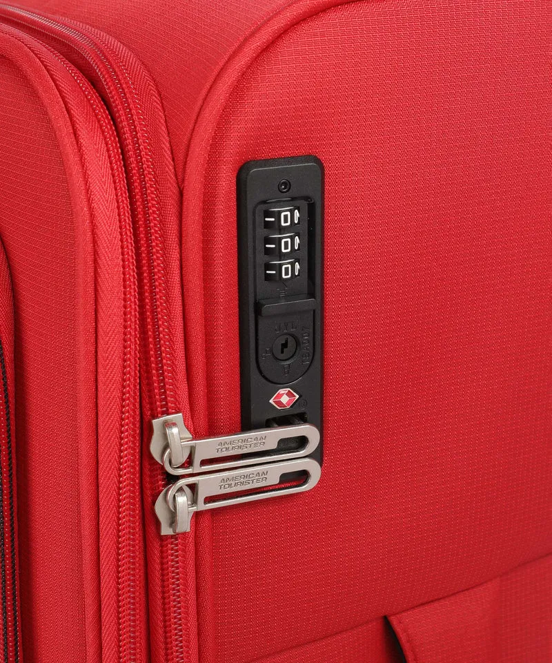 American Tourister Cloudrider M Maleta con 4 ruedas astral red