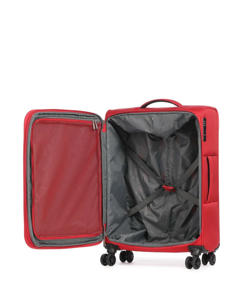 American Tourister Cloudrider M Maleta con 4 ruedas astral red
