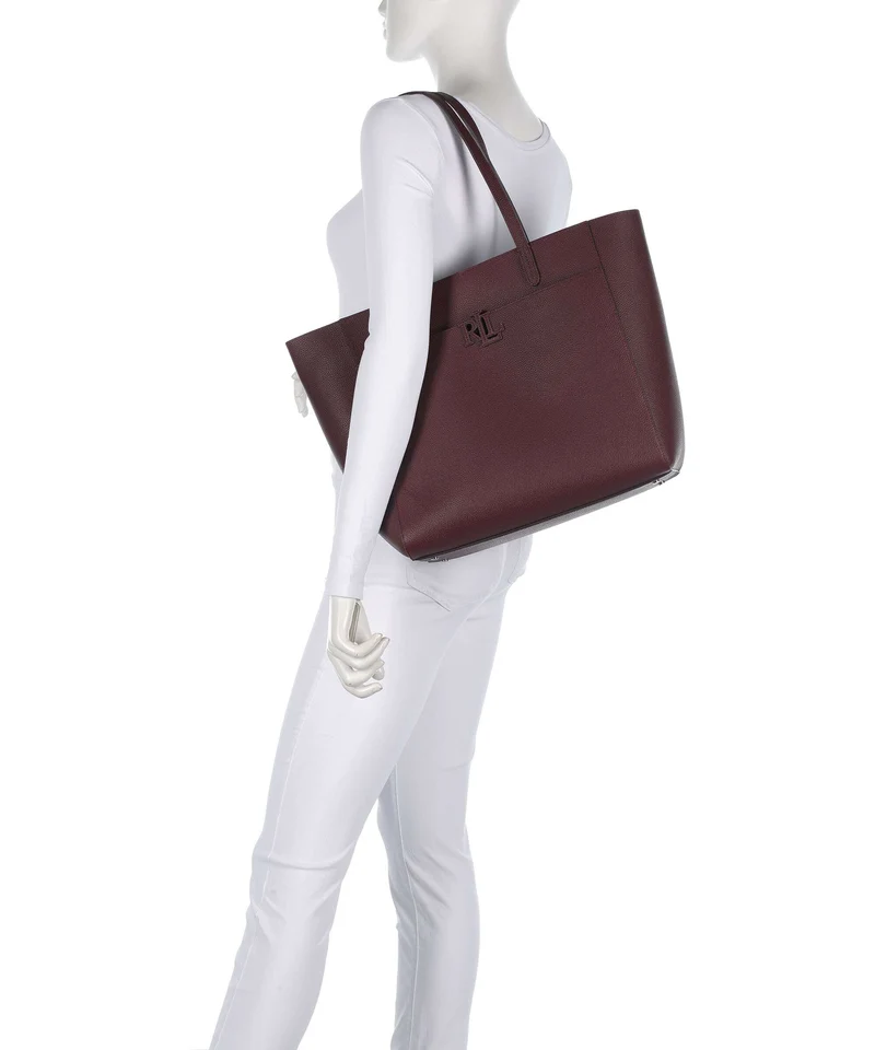 Lauren Ralph Lauren Cameryn Large Bolsa shopping dark garnet