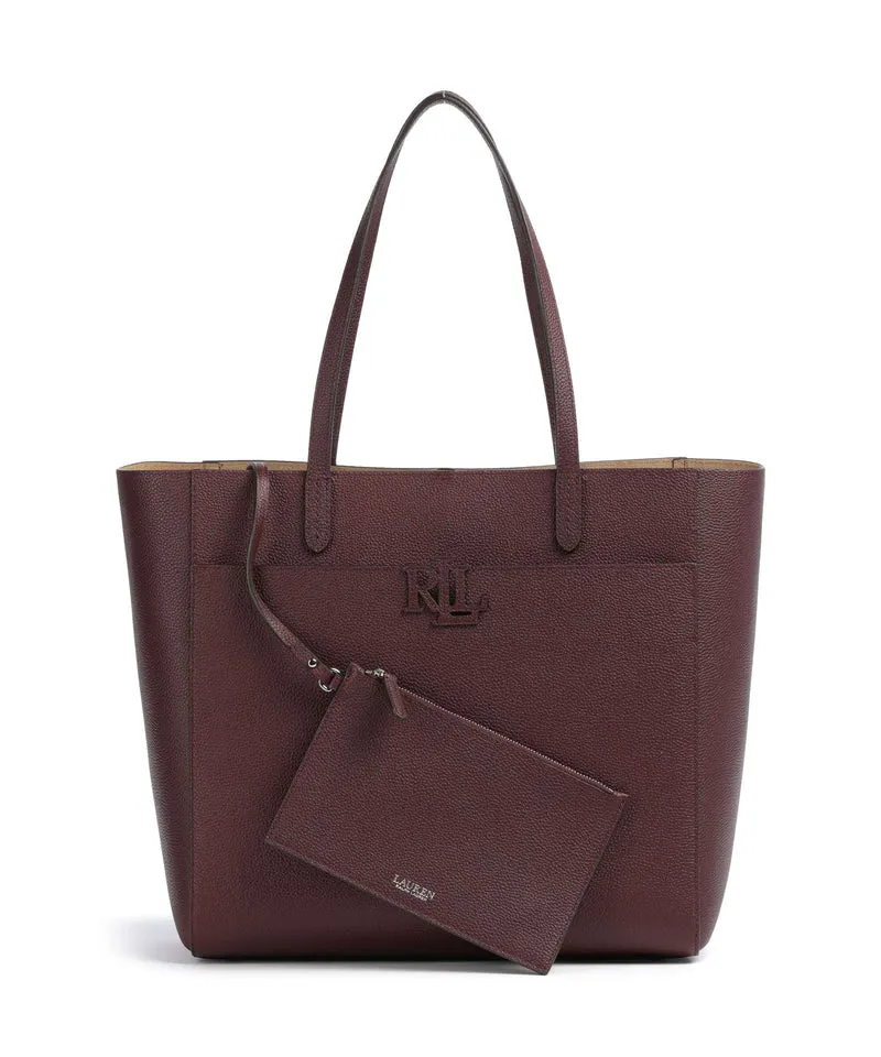 Lauren Ralph Lauren Cameryn Large Bolsa shopping dark garnet