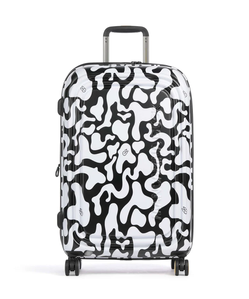Mandarina Duck Logoduck+ Moire Maleta con 4 ruedas moire