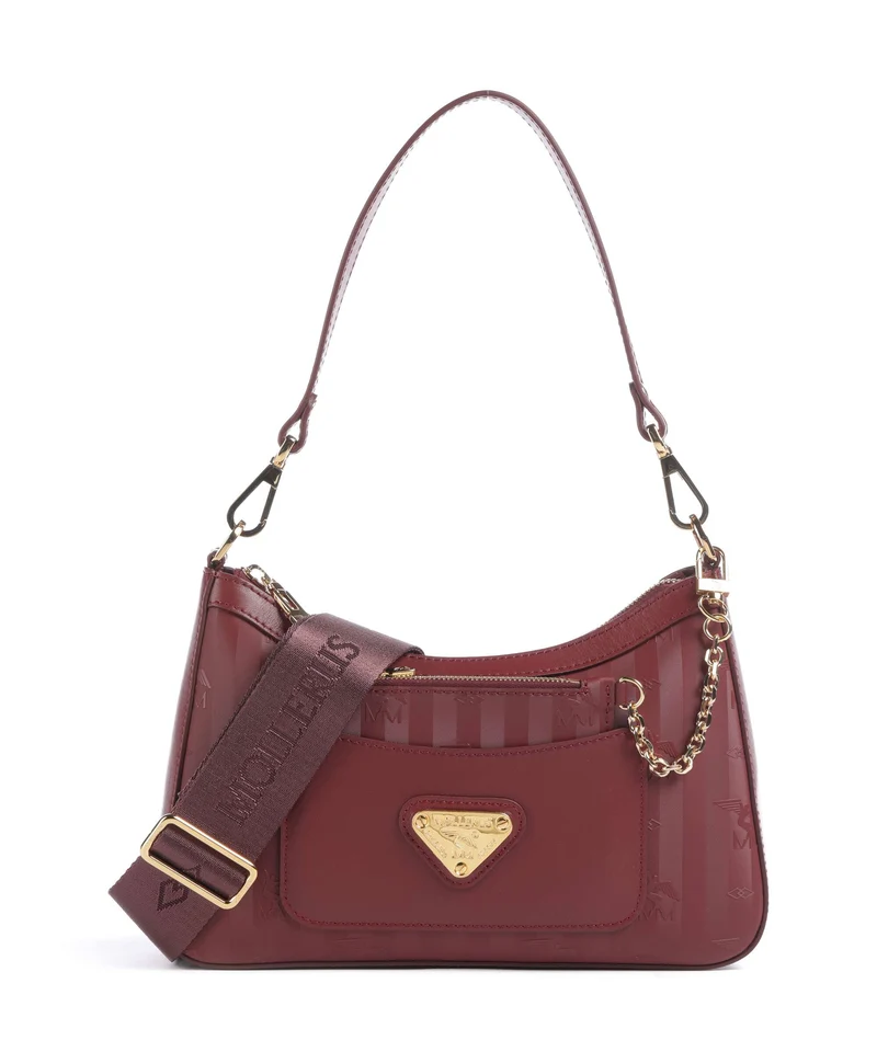 Maison Mollerus Vinerus Castiel Bolso de hombro antique rot