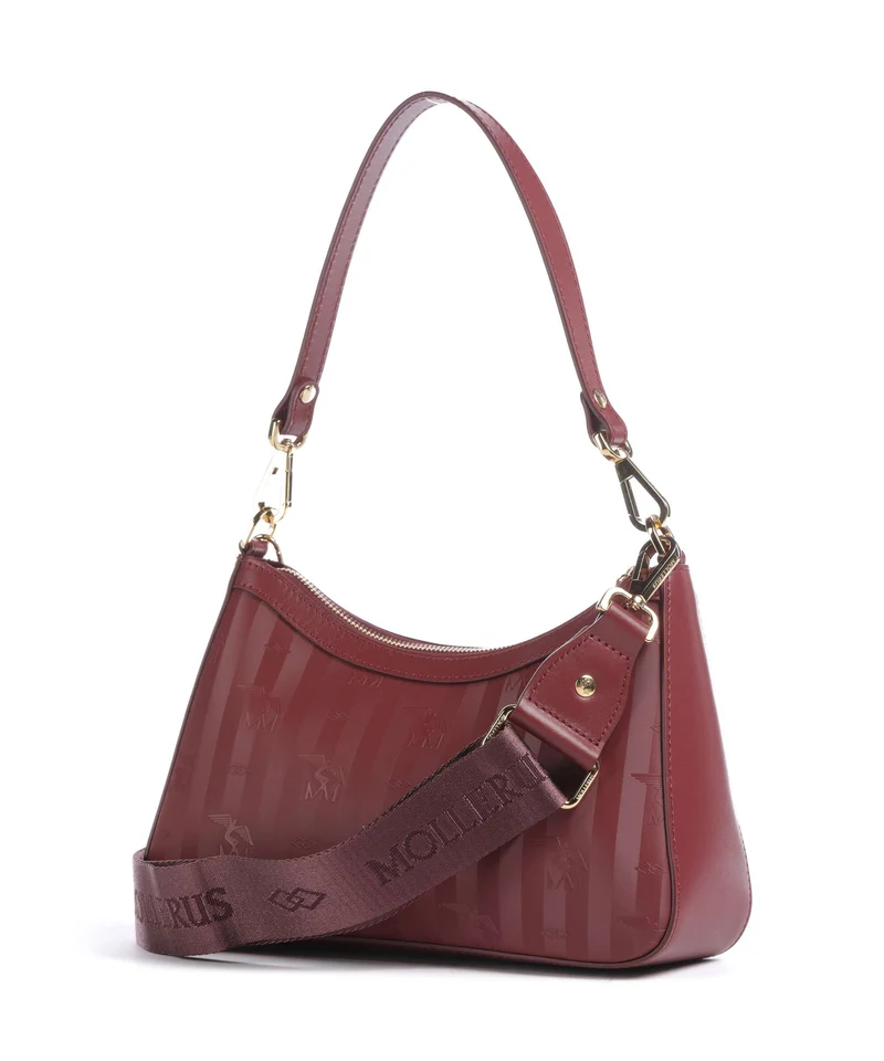 Maison Mollerus Vinerus Castiel Bolso de hombro antique rot
