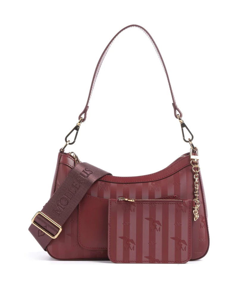 Maison Mollerus Vinerus Castiel Bolso de hombro antique rot