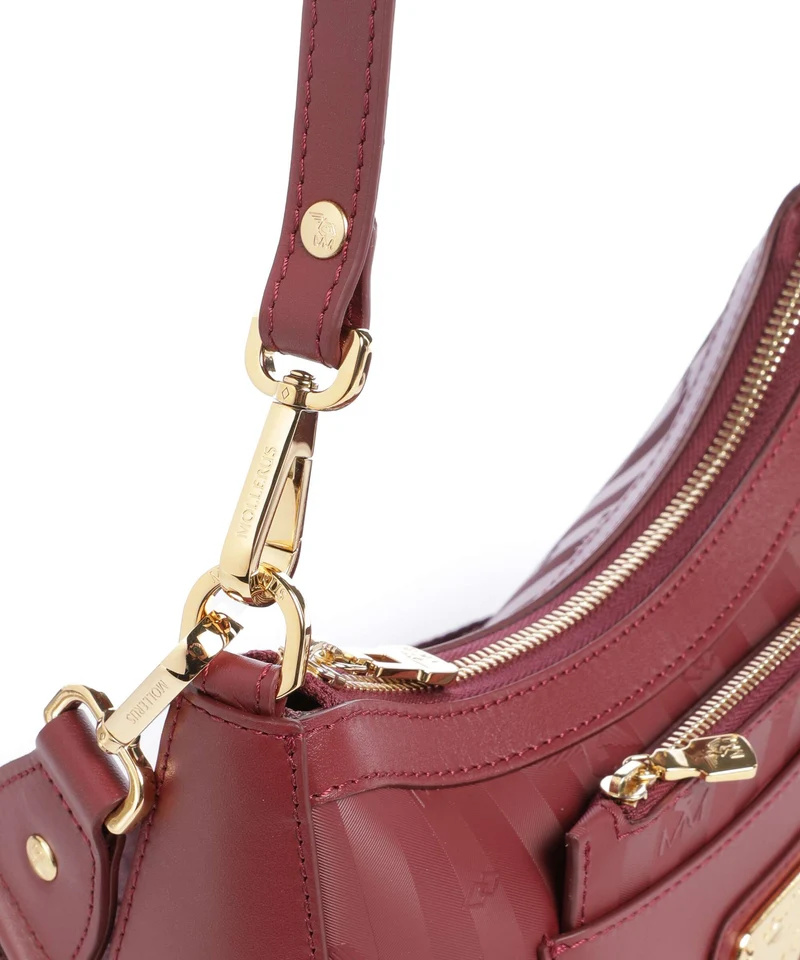 Maison Mollerus Vinerus Castiel Bolso de hombro antique rot