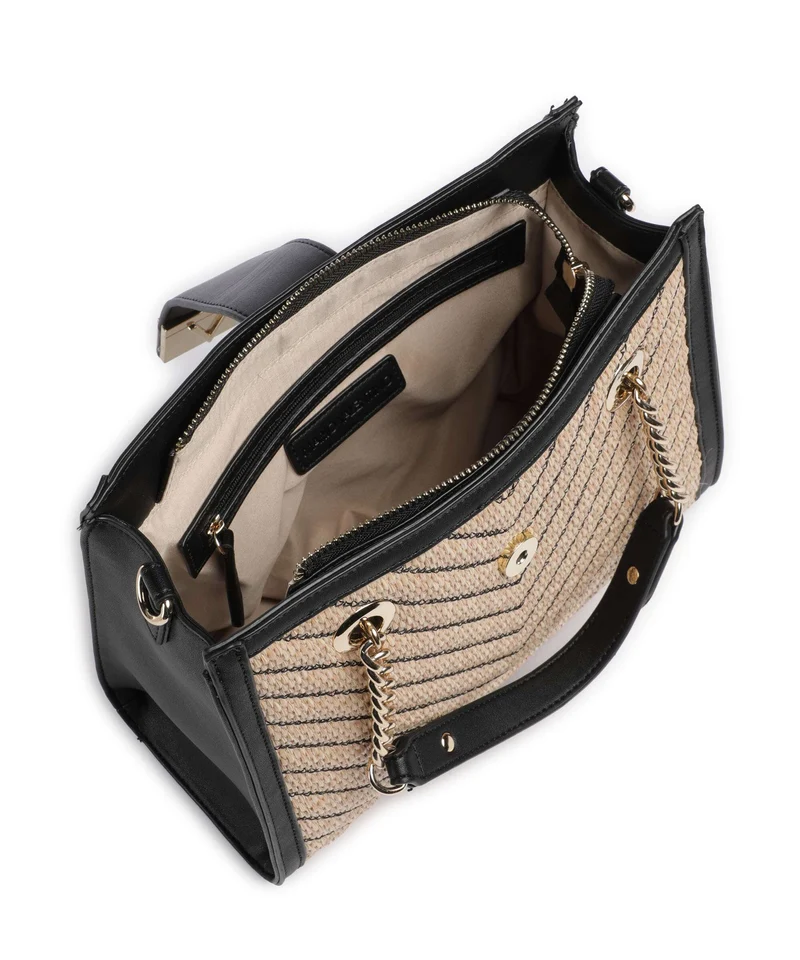 Valentino Bags Tribeca Bolsa shopping naturale/nero
