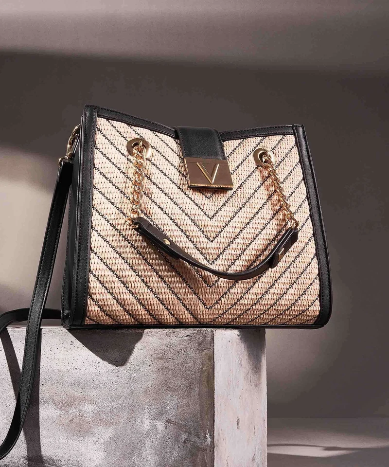 Valentino Bags Tribeca Bolsa shopping naturale/nero
