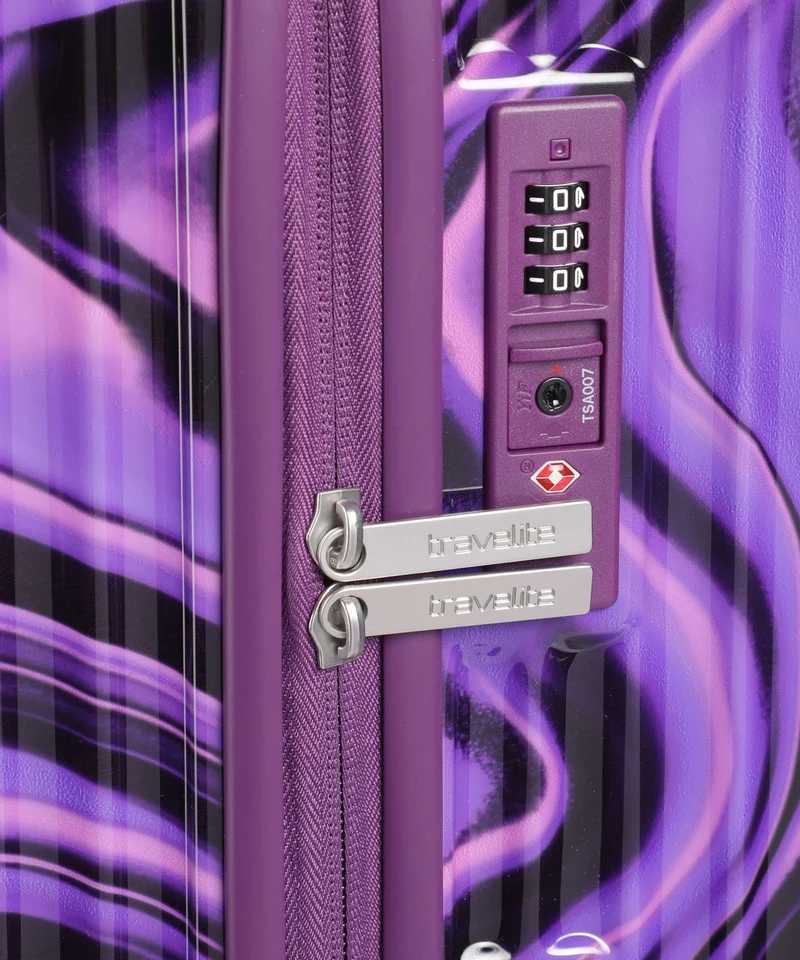 Travelite Lascana Edition Maleta con 4 ruedas purple swirl