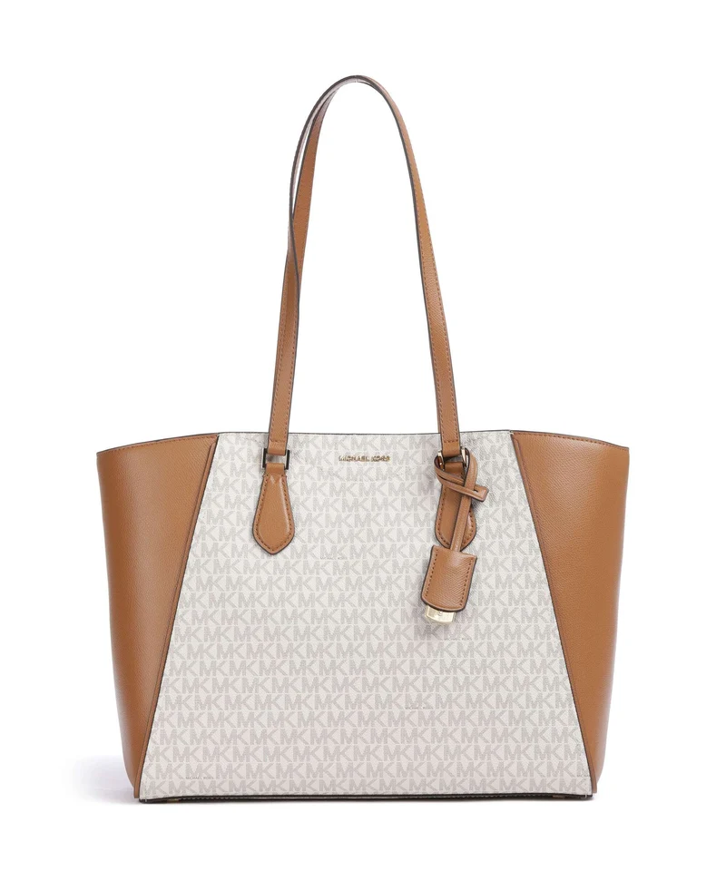 Michael Kors Taryn Bolsa shopping vanilla/acorn