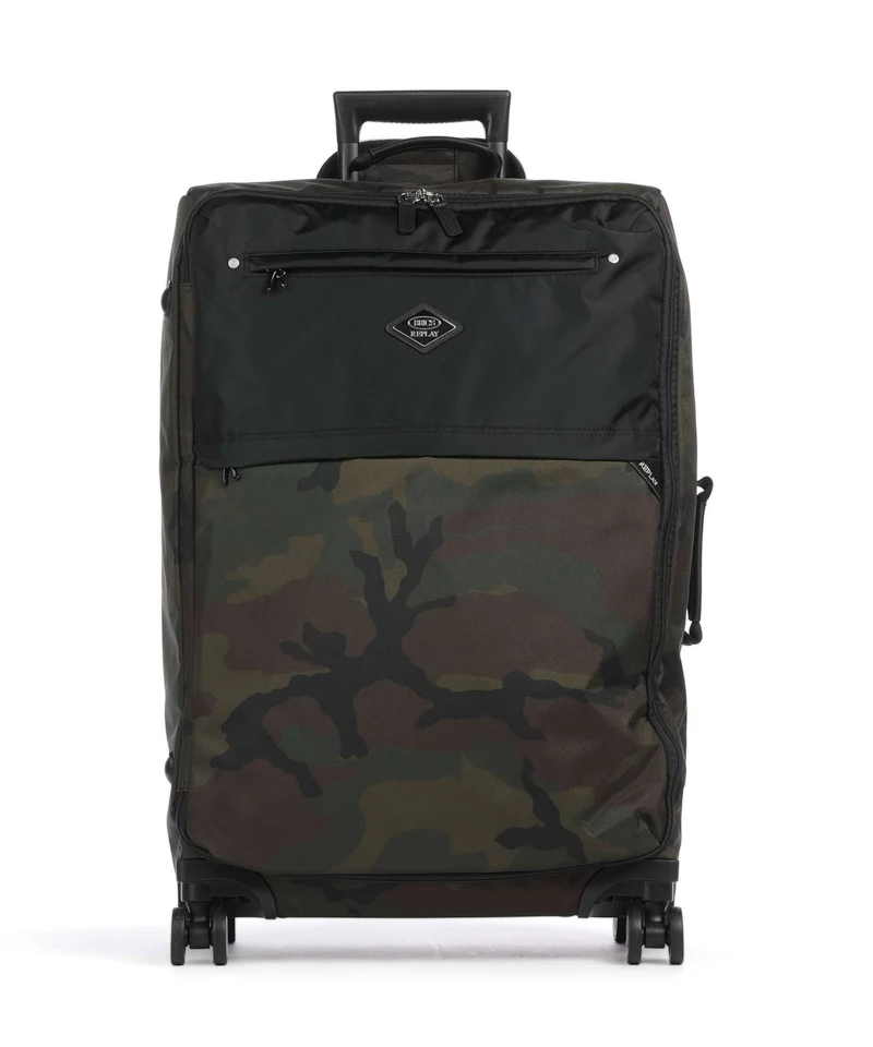 Brics X-Collection Maleta con 4 ruedas green camou