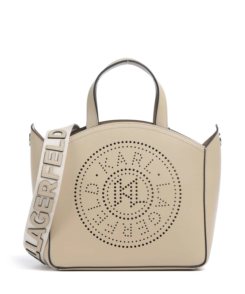 Karl Lagerfeld K/Circle Small Bolso de mano safari