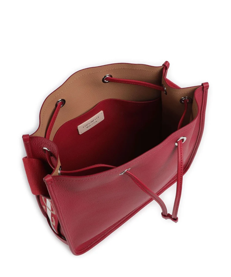 Coccinelle Raquel Bucket bolso de mano sangria/skin