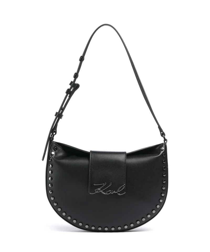 Karl Lagerfeld K/Signature Bolso de hobo black embellishment