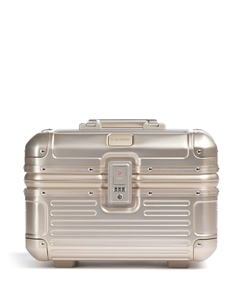 Travelite Next Maletin de maquillaje champagne