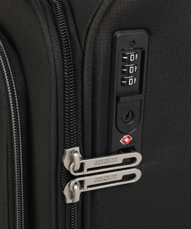 American Tourister Cloudrider S Maleta con 4 ruedas jet black