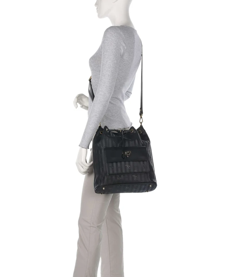 Maison Mollerus Vinerus Nyon Bucket bolso de mano classic schwarz