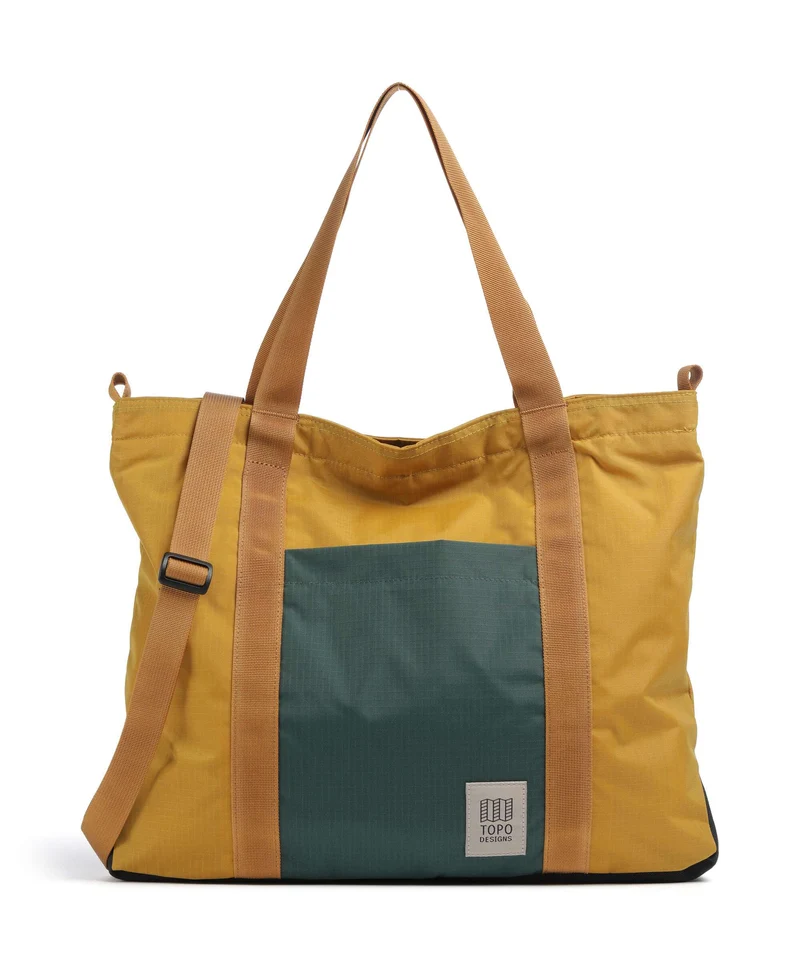 Topo Designs Mountain Essential Bolsa shopping mustard/forest